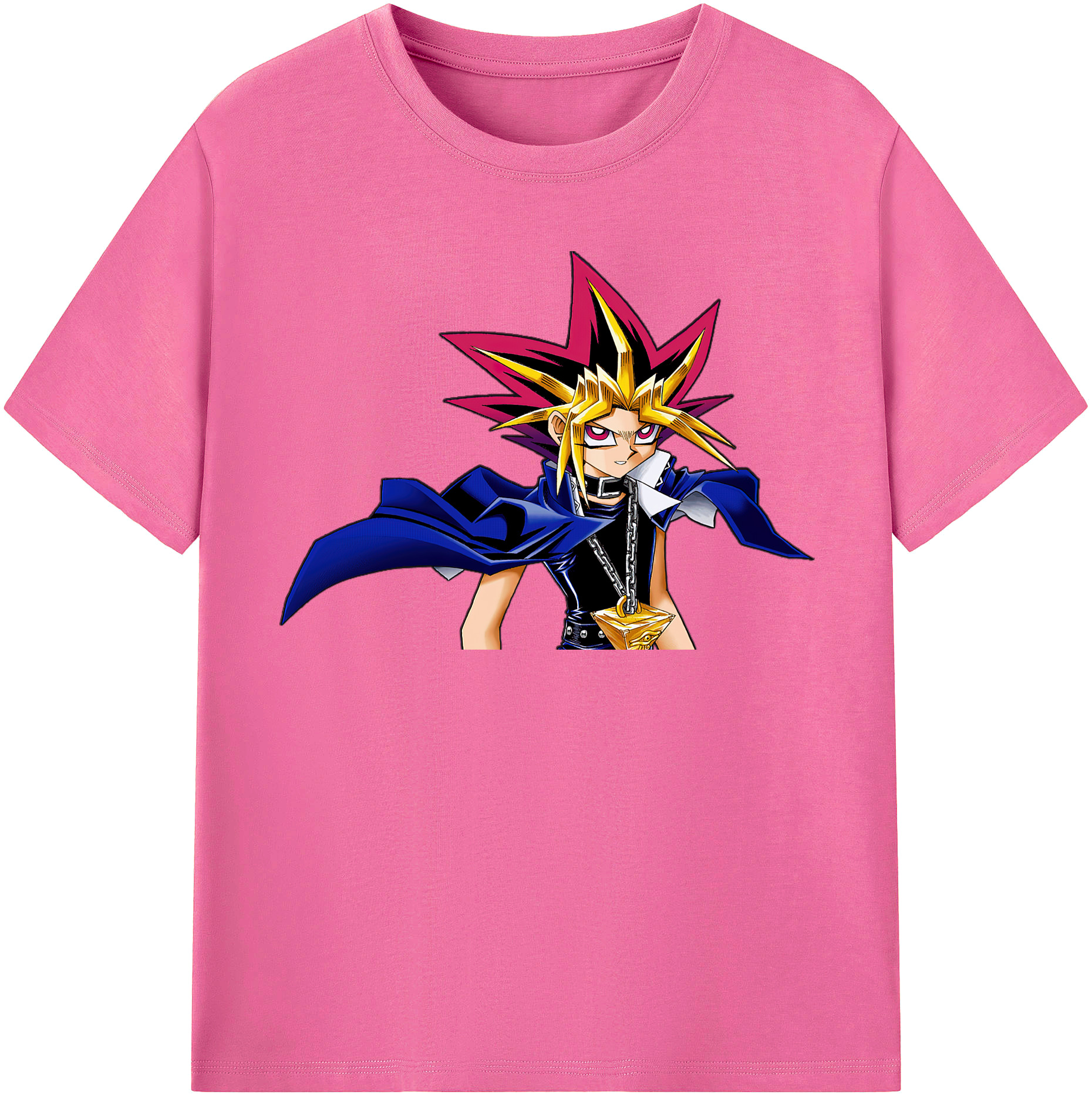 （画像用） 遊☆戯☆王 Yu-Gi-Oh! レディースカジュアルプリントTシャツ（綿100％）